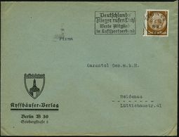 BERLIN C 2/ Dq/ Deutschland/ Flieger Rufen Dich!/ Werde Mitglied/ Im Luftsportverband 1935 (19.6.) MWSt Klar Auf Dekorat - Vliegtuigen