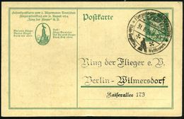 GERSFELD (Rhön) 1924 (31.8.) SSt.: Fliegerlager WASSERKUPPE/b. GERSFELD/(Rhön)/Rhön-Segelflug Wettbewerb  (Adler = Flieg - Avions