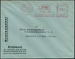 BERLIN W/ 9/ ED/ Eildienst/ Für Amtliche U.private/ Handelsnachrichten GmbH 1936 (4.8.) AFS = Blitz (Firmen-Logo) Klar G - Zonder Classificatie