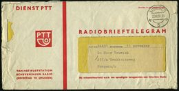 NIEDERLANDE 1959 (22.12.) Radio-Telegramm-Formular: SCHEVENINGEN RADIO / RADIOBRIEFTELEGRAM (SLT) (von Bord MS/SS "Rotti - Sin Clasificación