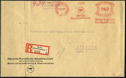 BERLIN-CHARLOTTENBURG/ 9/ Werdet/ Rundfunkhörer/ Reichs-Rundfunk-/ GmbH 1931 (13.4.) AFS 060 Pf. (Logo) Auf Motivgl. Vor - Unclassified