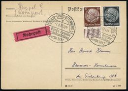 BERLIN-CHARLOTTENBURG 5/ C/ 14.Große Deutsche/ Rundfunkausstellung 1937 (5.8.) Seltener SSt Mit Minuten-angabe Für Rohnp - Non Classificati