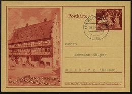 Hanau 1942 (8.8.) 6 Pf. + 4 Pf. Goldschmiedehaus + Ersttags-2K: * BERLIN * SW 68 * / V F S = V Ersandstelle Für Sammlerm - Andere & Zonder Classificatie