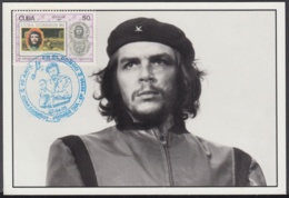 TMA-165 CUBA 2005 SPECIAL CANCEL MAXIM CARD KORDA ERNESTO CHE GUEVARA. 40 ANIV GUERRILLA EN EL CONGO. - Cartes-maximum