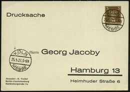 KÖLN/ MESSE 1927 (25.5.) SSt Ohne UB = Saison-Hauspostamt Messegelände = Internat. Automobil-Ausstellung! Klar Auf PP 3  - Ohne Zuordnung