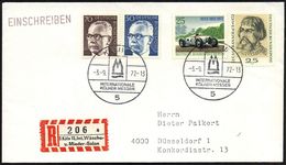 5 KÖLN 15/ D/ INT./ KÖLNER MESSEN 1972 (3.9.) SSt + Sonder-RZ: 5 Köln 15, Int. Wäsche-/u.Mieder-Salon (NEZ Nr.50  UB "a" - Zonder Classificatie