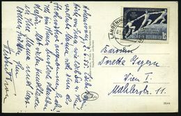 ÖSTERREICH 1955 (3.6.) 1 S. "4. Weltkongreß IBFG Wien", EF = Menschenkette Auf Globus (Gewerkschaftler) Bedarfs-Inl.-Ak. - Sonstige & Ohne Zuordnung