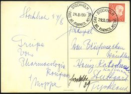 SCHWEDEN 1961 (24.8.) SSt.: STOCKHOLM/FIRST INT. PHARMACOL. MEETING (= 1. Internat. Pharmakologen-Kongreß) 2x Klar Gest. - Altri & Non Classificati