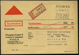 BERLIN W 8/ TAG DES/ KINDES 1964 (25.6.) SSt + RZ: Berlin 8 , Dienst-Bf.: Postsache/.. Versandstelle Für Sammlermarken,  - Autres & Non Classés
