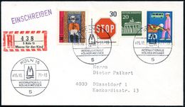 5 KÖLN 15/ INTERNAT./ KÖLNER MESSEN 1971 (15.10.) SSt + Sehr Seltener Sonder-RZ: 5 Köln 15/ Messe Für Das Kind (NEZ Nr.9 - Sonstige & Ohne Zuordnung