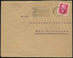 MARBURG (LAHN)/ *1m/ TELL-FESTSPIELE 1928 (25.6.) Seltener MWSt = Histor. Stadtbild Mit Dom Klar Auf Firmen-Bf. (Bo.5 A) - Scrittori