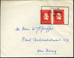 NIEDERLANDE 1952 (Mai) BPA-Ra.3: K.N.S.M./ M.s.  O B E R O N  = Aus Shakespeares "Sommernachtstraum" = Schiffspost , Kla - Ecrivains