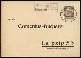 M O R G E N R ö T H E /  über Auerbach (Vogtland) 1934 (20.8.) Viol. Ra2 = PSt.II + 1K: AUERBACH/(VOGTL)/LAND , Firmen-K - Klimaat & Meteorologie