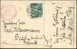 ÖSTERREICH 1910 (6.8.) SSt.: SALZBURG/GRUNDSTEINLEGUNG DES MOZARTHAUSES +  R O T E R  HdN: MOZART-/FEIER/ SALZBURG/1910, - Música