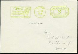 ZITTAU/ ***/ ..im Grünen Ring/ 29.6.-7.7.1935/ Briefmarkenausstellung 1935 (6.7.) Sehr Seltener,  G R ü N E R  PFS 3 Pf. - Filatelistische Tentoonstellingen