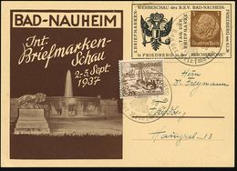 FRIEDBERG (HESS)/ Tag Der Briefmarke 1938 (9.1.) SSt Auf PP 3 Pf. Hindenbg., Braun: 2. BRIEFMARKEN-/ WERBESCHAU DES B.S. - Giornata Del Francobollo