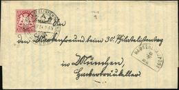MÜNCHEN/ 30.PHILATELISTENTAG 1924 (4.7.) SSt Auf EF Alt-Bayern 3 Kr. Rosa, Postwurfsendung "An Den Markenfreund Beim 30. - Briefmarkenausstellungen