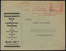 BERLIN NW/ 7/ Karten Des/ In- U.Auslandes,/ Militär-,Polizei-Literatur/ Eisenschmidt & Bath.. 1932 (16.8.) Seltener AFS  - Polizia – Gendarmeria