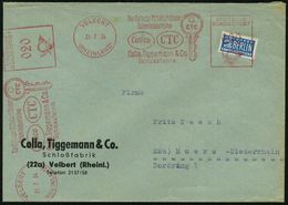 VELBERT/ (RHEINLAND)/ Tür-Cylinder-Möbelschlösser/ ..Cotico/ CTC/ Colla,Tiggemann & Co/ Schloss-fabrik 1954 (31.7.) AFS  - Politie En Rijkswacht