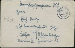 (20) HANNOVER 2/ L 1948 (22.1.) 2K-Steg + Hs. "Kriegsgefangenen Post" = Gebührenfreie U. Notopferbefreite Heimkehrerpost - Red Cross