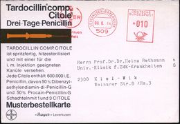 509 LEVERKUSEN-BAYERWERK/ BAYER/ Im Vertrauen/ D.Welt 1964 (8.6.) AFS = Hauspostamt Bayerwerk Auf (halber) Reklame-Kt.:  - Farmacia