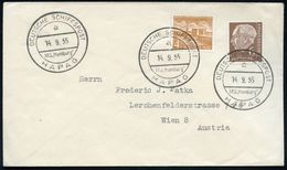 B.R.D. 1955 (14.9.) 2K-BPA: DEUTSCHE SCHIFFSPOST/a/ M S "Hamburg"/ HAPAG 3x Klar Auf Ausl.-Drs. N.Wien (Nr. I-18) - AMTL - Marítimo