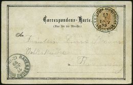 ÖSTERREICH 1899 (17.7.) 1K-BPA: K. K. OESTERR. SCHIFFSPOST/AM BODENSEE (27 Mm) Klar Auf EF 2 Kr. KFJ, Braun, Color-Ausl. - Maritiem