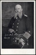 DEUTSCHES REICH 1916 3 Verschiedene, Monochrome Foto-Ak. (2x Kupferdruck): Großadmiral V. Tirpitz (= Verschiedene Spende - Maritime