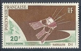 1966	French Polynesia	54	Satellite D-1	9,50 € - Oceania