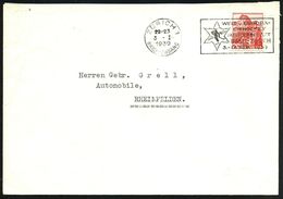 SCHWEIZ 1939 (Jan.) MWSt: ZÜRICH 1/WELT-u. EUROPA-/EISHOCKEY-/MEISTERSCHAFT (Spieler) Klar Gest. Bedarfs-Bf. (Typ Große  - Hockey (su Ghiaccio)