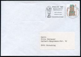 8440 STRAUBING 1/ 101/ GEBÜHR BEZAHLT/ ITALIA'90/ Deutschland/ Weltmeister.. 1990 (25.10.) Absenderstempel = Vorausentwe - Andere & Zonder Classificatie