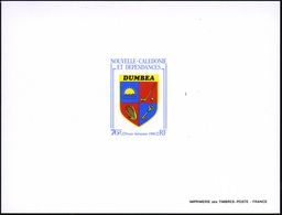 NEUKALEDONIEN 1988 76 F. Wappen Von Dumbea,  U N G E Z.  Ministerblock = Golfschläger /-Ball (+ Maiskolben, Sonne, Schlü - Golf