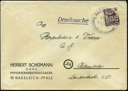 HASSLOCH (PFALZ)/ Besucht Unsere Pferderennen 1949 (30.4.) HWSt = Rennreiter U. Hindernis (= Steeple Chase) , Klar Gest. - Ippica