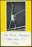 Berlin-Deutschlandhalle 1936 S/w.-Abb.: Käthe Schmidt-Sohnemann Am Barren + Orig. Autogr. = Gold, Turnen Mannschaft, Oly - Ginnastica