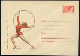 UdSSR 1970 4 Kop. U. Staatswappen, Orange: Rhytmische Sportgymnastik (Frau Mit Reifen) Ungebr. - - Gimnasia
