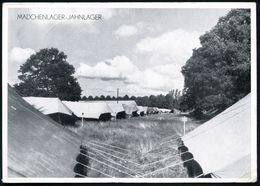 (24a) HAMBURG 36/ °°/ DTB/ DEUTSCHES TURNFEST 1953 (5.8.) SSt Auf Offiz. S/w.-Sonder-Kt.: Deutsches Turnfest, MÄDCHENLAG - Gymnastiek