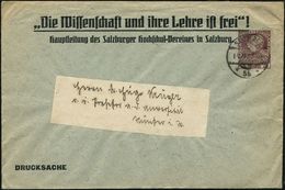 ÖSTERREICH 1910 (14.11) PU 3 H. KFJ-Jubil. Viol.: "Die Wissenschaft U. Ihre Lehre Ist Frei!" (= Salzburger Hochschul-Ver - UNESCO