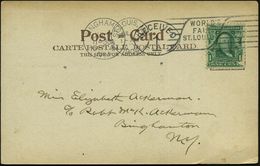 U.S.A. 1904 (6.7.) MWSt.: ST. LOUIS, MO/WORLD'S/FAIR/ ST. LOUIS + Ma.AS: BINGHAMPTON/N.Y./ RECEIVED Zusammen Auf Bedarfs - Andere & Zonder Classificatie