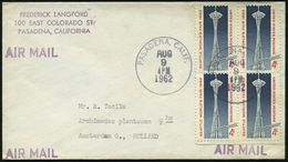 U.S.A. 1962 (9.8.) 4 C. "Seattle World's Fair 1962", Reine MeF:  Turm "Space Needle" U. Einschienenbahn , Klar Gest. Übe - Otros & Sin Clasificación