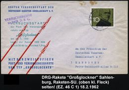 2191 SALENBURG/ C 1962 (19.12.) 1K + Viol. 2L: VERSUCHSREIHE/ 16 DER D.R.G. + Grüner HdN: VERSUCHSSTART/der Post- U. Ver - Sonstige & Ohne Zuordnung