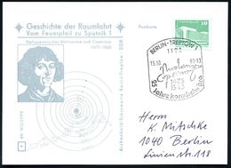 1193 BERLIN-TREPTOW 1/ Nikolaus/ Copernik/ 1473/ 1543.. 1981 (15.10.) SSt = Schrift-Faksimile Kopernikus, Klar Gest. Kop - Autres & Non Classés