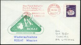 8046 GARCHING B MÜNCHEN/ Max Planck-Institut Für../ Extraterrestrischer Physik.. 1991 (9.2.) AFS In 000 (= Kopf Der Pall - Sonstige & Ohne Zuordnung