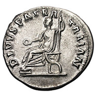 TRAJANUS PATER.   -   (112 - 115) AD  -  AR Denarius  3,21 Gr.  -   ROME  -  RIC 252  -   Prachtige Munt! - Les Antonins (96 à 192)