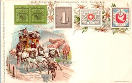 TIMBRES -- SUISSE - Die Ersten Briefmarken Der - Briefmarken (Abbildungen)