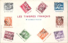 TIMBRES -- Les Timbres Français - Briefmarken (Abbildungen)