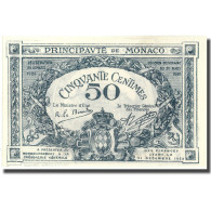 Billet, Monaco, 50 Centimes, 1920, 1920-03-20, KM:3a, NEUF - Mónaco