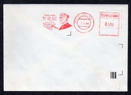 CZECHOSLOVAKIA  1990 ,  POSTMARK  T.G.MASARYK - Enveloppes