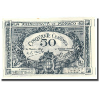 Billet, Monaco, 50 Centimes, 1920, 1920-03-20, KM:3a, SPL+ - Monaco