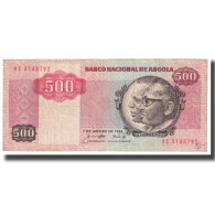 Billet, Angola, 500 Kwanzas, 1984, 1984-01-07, KM:120A, TTB - Angola