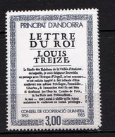 Principat D'Andorra N° 315 1983 Neuf ** - Ungebraucht